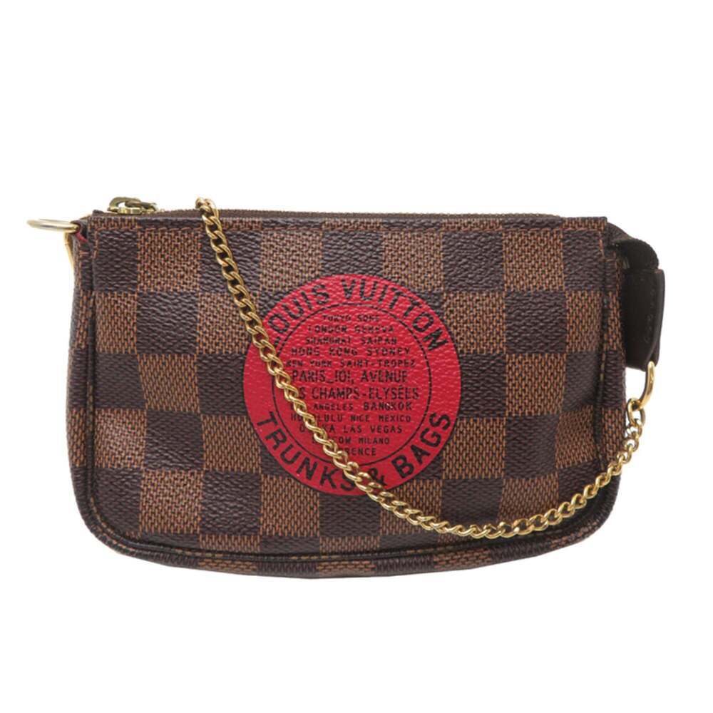 LOUIS VUITTON Brown Damier Pochette Pouch
